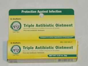 Triple Antibiotic Ointment Protection Against Infection  