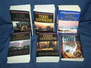 Book Lot Terry Goodkind Sword Of Truth Series Wizards First Rule 