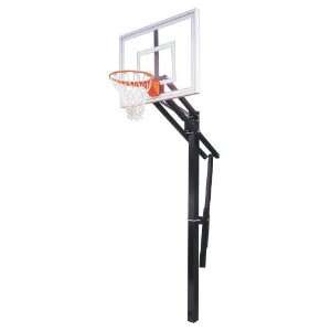   Inground Adjustable Basketball Hoop System Slam II: Sports & Outdoors