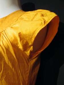 Calypso Christiane Celle Orange 100% Silk Dress,XS WOW!  