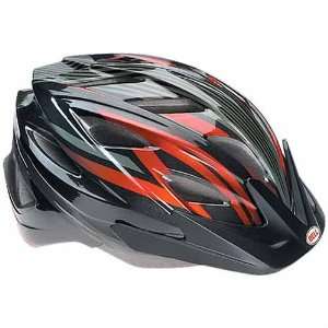  Bell Adrenaline Adult Bicycle Helmet (Red Bolt): Sports 