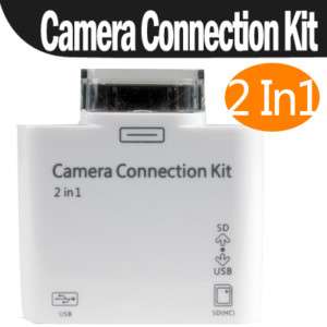 in 1 Card Reader For Apple iPad Camera Connection Kit  