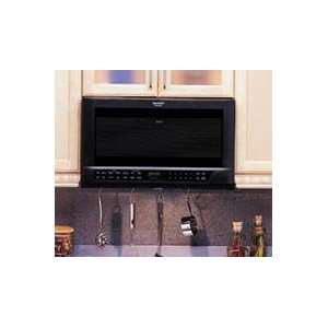 1210   Sharp R 1210 Black Over The Counter Microwave Oven   8204 