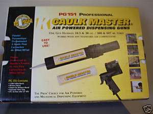 Professional Caulk Master air powered caulk gun, New  