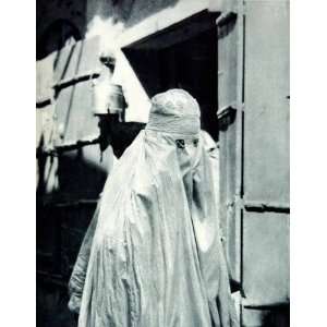  1955 Rotogravure Muslim Islam Woman Burka Burqa Costume 
