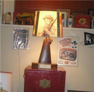  Rifleman Lamp w/ Shade go w/ Cap gun collection western cowboy Chuck 