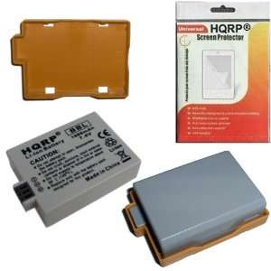  HQRP Two Batteries for Canon LP E5 / LPE5 Replacement plus 