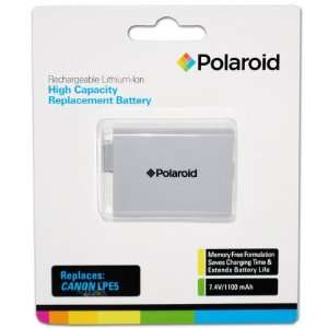  Polaroid High Capacity Canon LPE5 Rechargeable Lithium 