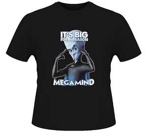 Megamind animated comedy movie 2010 t shirt ALL SIZES  
