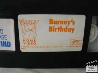 Barney   Barneys Birthday VHS 045986990112  