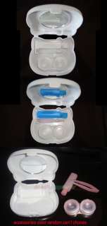 Hello Kitty Contact Lens lenses Travel case Holder Box  