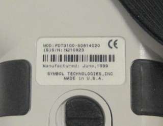 Symbol PDT 3100 Barcode Scanner + Cradle CRD3100 1000  