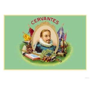  Cervantes Cigars Giclee Poster Print, 24x18