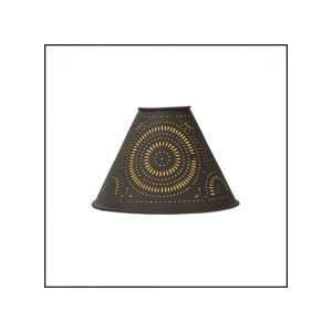  Size J Tin Clip On Lamp Shade Punched Design