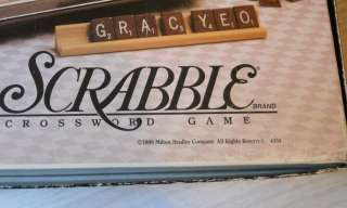 Used 1989 Deluxe Scrabble Crossword Game With Rotating Turntable 