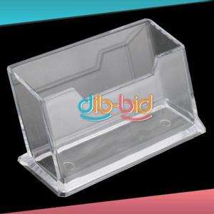 Clear Plastic Business Card Holder Display Stands Shelf  