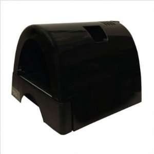   Bundle 64 Designer Cat Litter Box with Black Shiny Cover
