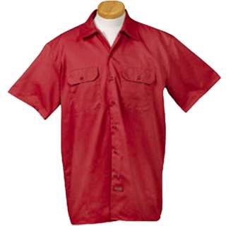 Dickies Mens 5.2 Oz. Short Sleeve Work Shirt S,M,L,XL,2X,3X Button 
