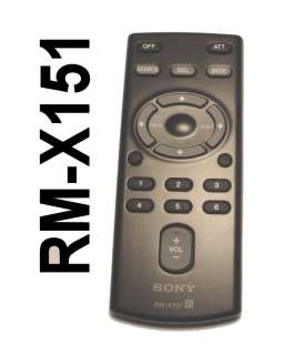 SONY CD  DVD Car Radio Stereo REMOTE CONTROL CDX GT700HD CDX GT710 