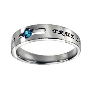    December Birthstone True Love Waits Solitaire Ring Jewelry