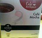 Cafe escapes Keurig cafe mocha k cups 32 Count
