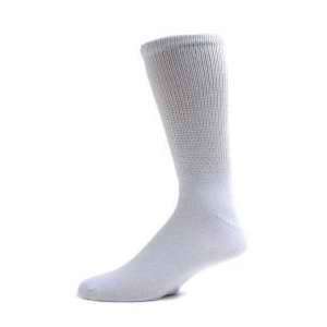  Diabetic Socks, Ultra Light, 12pair, Crew/White Size 10 13 