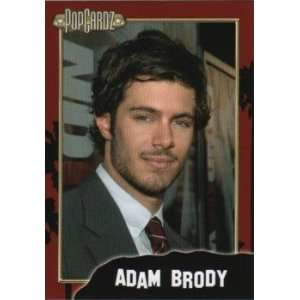Adam Brody PopCardz Star Collector Card. Series One, No. 30. 2008.