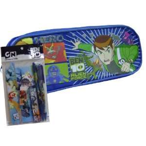  Ben 10 Blue Pencil Case and Mechanical Pencil Stationery 