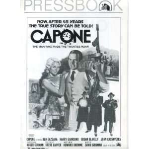 Capone Vintage 1975 Pressbook with Ben Gazzara, Harry Guardino, John 