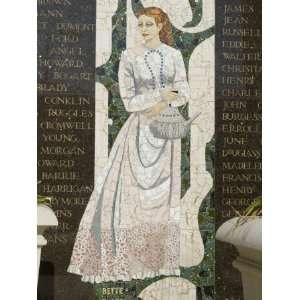 Bette Davis, Mosaic, Hollywood, Los Angeles, California, USA 