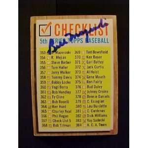 Bill Mazeroski Pittsburgh Pirates Checklist #367 1962 Topps 