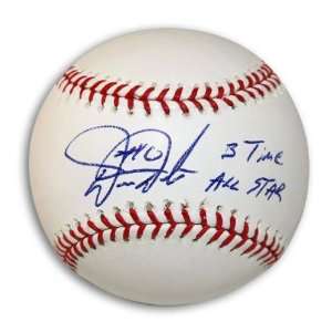 com Darren Daulton Autographed MLB Baseball inscribed 3 Time All Star 