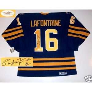  Pat Lafontaine Signed Buffalo Sabres Jersey Jsa Coa 