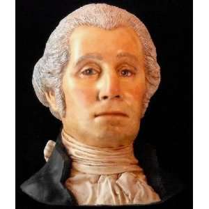  George Washington Sculpted Bust Hand Painted Color