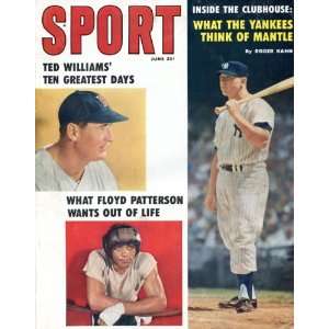  Mickey Mantle / Ted Williams / Floyd Patterson Unsigned 