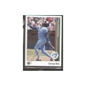 1989 Upper Deck Regular #255 George Bell, Toronto Blue Jays Baseball 