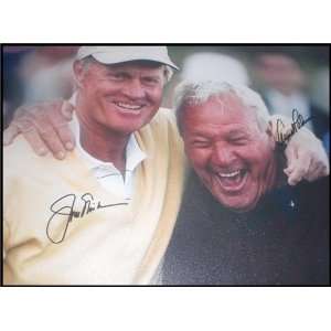  Jack Nicklaus & Arnold Palmer Autographed/Hand Signed 