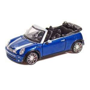  Mini Cooper 1/24 Metallic Dark Blue Toys & Games
