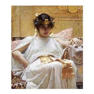 Cleopatra John William Waterhouse. 22.88 inches by 26.00 inches. Best 