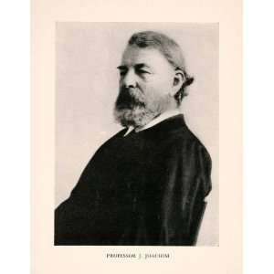  1910 Halftone Print Professor Joseph Joachim Hungarian 