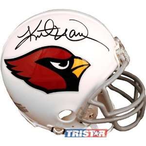 Kurt Warner Autographed Mini Helmet   JSA   Autographed NFL Mini 