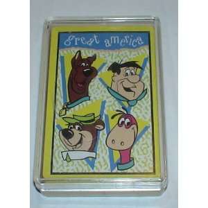Vintage Hanna Barbera Playing Cards w/ Yogi Bear Flintstones Scooby 