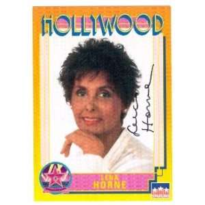 Lena Horne Autographed Hollywood Walk of Fame Trading Card
