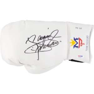 Manny Pacquiao Autographed White Boxing Glove