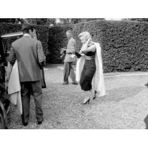 Marilyn Monroe with Husband Arthur Miller in Englefield, Surrey, July 