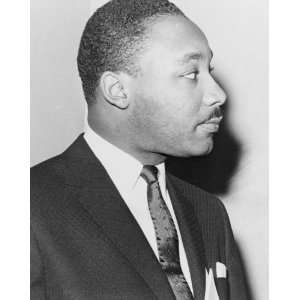  1960 photo Rev. Martin Luther King standing,