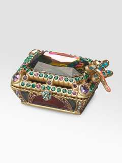 Jay Strongwater   Jeweled Dragonfly Box    