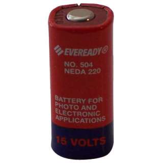Eveready 504 Carbon Zinc 15V Battery NEDA 220 LR154  
