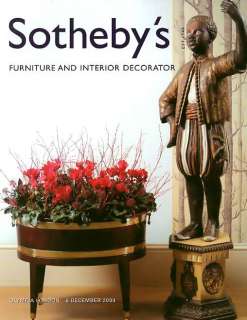 Sothebys Furniture Antiques Interior Decorator 2004  