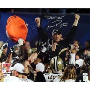  Sean Payton Autographed/Hand Signed New Orleans 16x20 